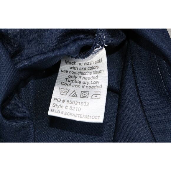 Empire State Realty Trust Polo UltraClub Cool & Dry 8210 Shirt Mens Navy Large - Picture 7 of 10